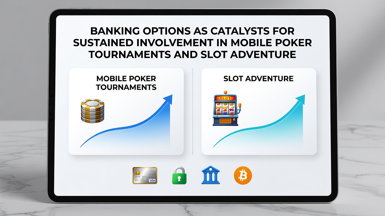 Sichere Zahlungstransaktionen auf einem Smartphone während eines mobilen Poker-Events